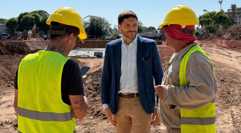 Pullaro recorrió las obras en el sur de Rosario de cara a los Juegos Suramericanos&nbsp;2026