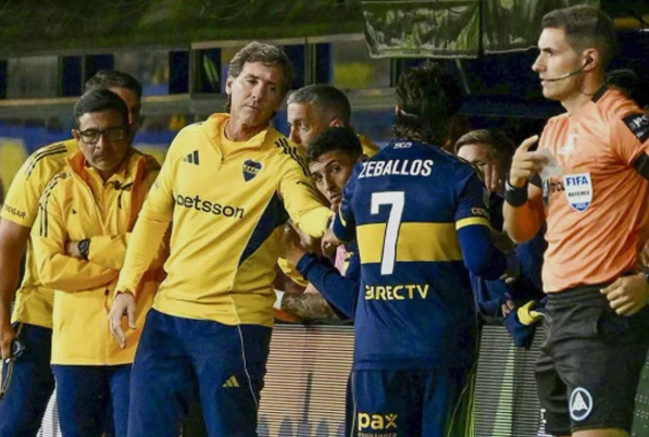 Polémica en Boca: la salida de Zeballos desata críticas tras la eliminación ante&nbsp;Racing
