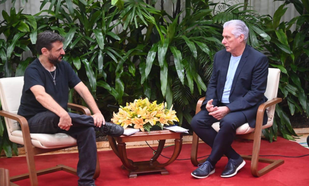 “Solidaridad con el pueblo hermano”: Grabois visitó&nbsp;Cuba